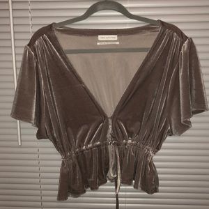 Urban Outfitters velvet top